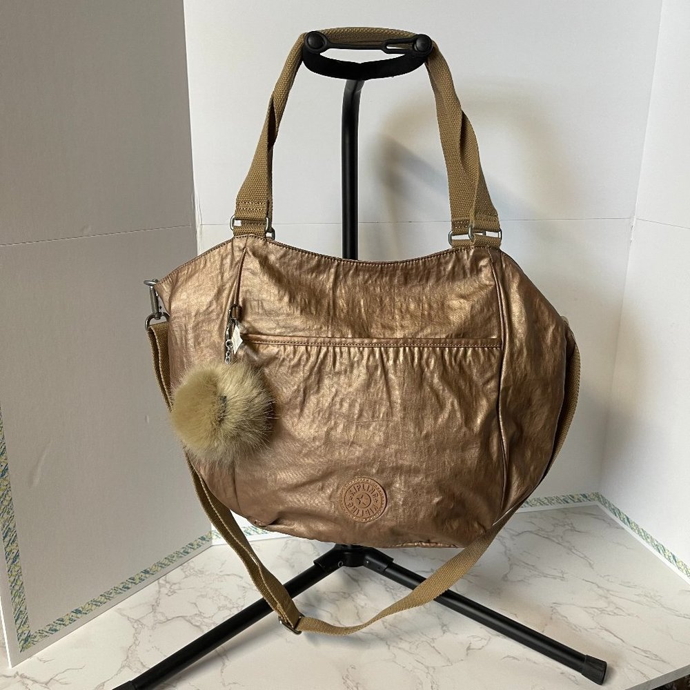 Kipling Metallic Gold Handbag, HB6527-196